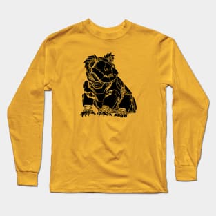 Mech Koala (Black Shape) Long Sleeve T-Shirt